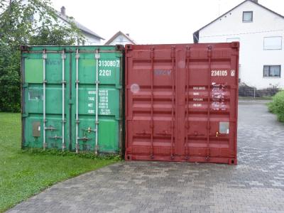 Containerladung im Jahr 2010 in Roggenburg