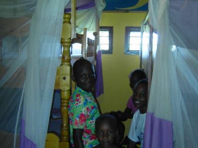 hier ein Einblick in eines der liebevoll eingerichteten Kinderzimmer.....