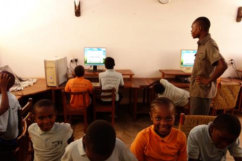 Computerunterricht an der Schule