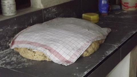 Brot wird gebacken