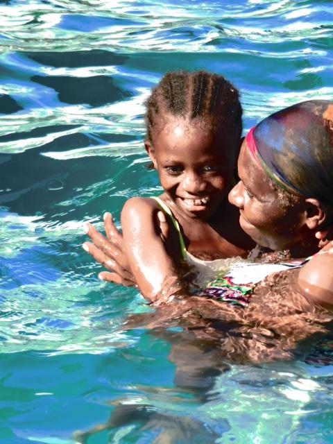 Mama Olesia mit Naomi
