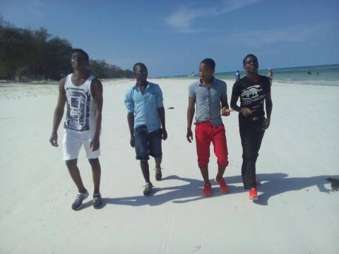 Kahindi, David, Ibrahim und Martin