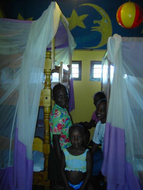 hier ein Einblick in eines der liebevoll eingerichteten Kinderzimmer.....