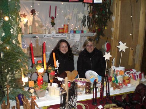 Infostand am Roggenburger Weihnachtsmarkt.....