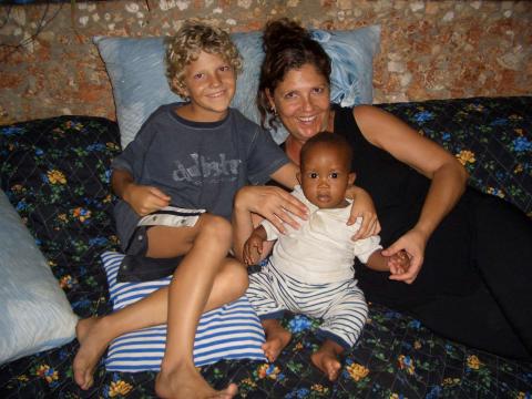 Pascal, Mama Gudrun & Joshua....