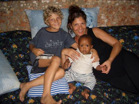 Pascal, Mama Gudrun & Joshua....
