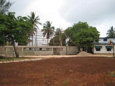 2008: Bau der Küche, Aufenthaltsraum und des Sanitärgebäudes in Nice View II / Msambwneni