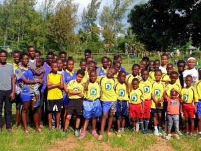 die Sportler des Nice View Children's Villages