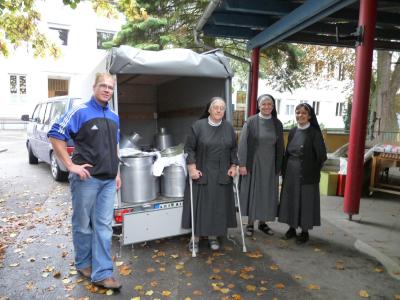 Sachspenden der Kindertagesstätte Maria Stern in Augsburg...