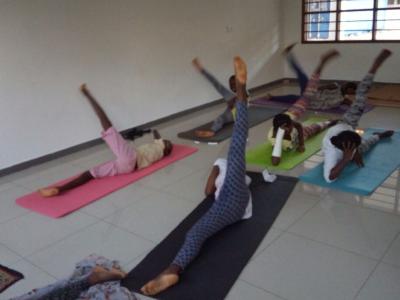 our girls excercising