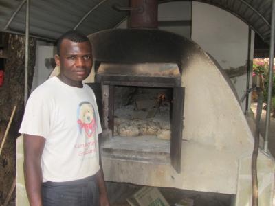 Brot wird gebacken