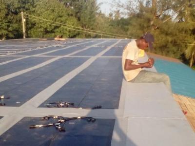Installation solar plant