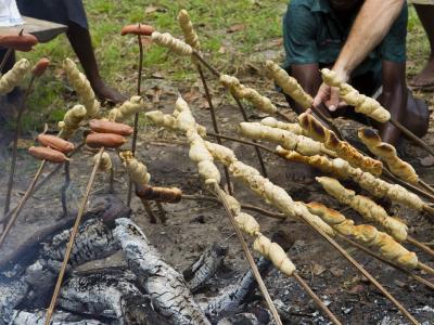 Auf der Farm - Stockbrot