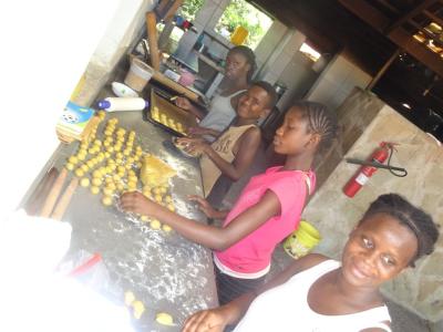 Regina, Fredrick, Sarah and Mwanahalima 