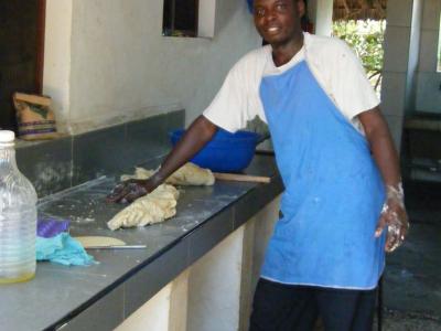 Brot wird gebacken