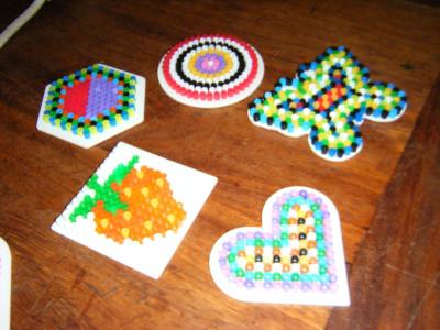Januar 2016: Bügelperlen, Loops & Scoubidou