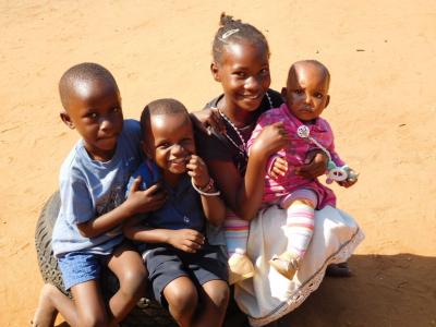 Jay, Daniel, Neema und Natalie (von links nach rechts)