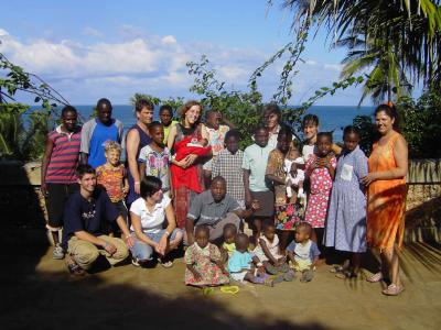 Gruppenfoto mit Besucher 2005 ....