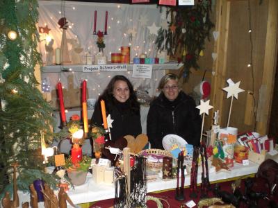 Infostand am Roggenburger Weihnachtsmarkt.....