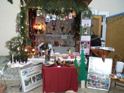 Infostand am Roggenburger Weihnachtsmarkt.....
