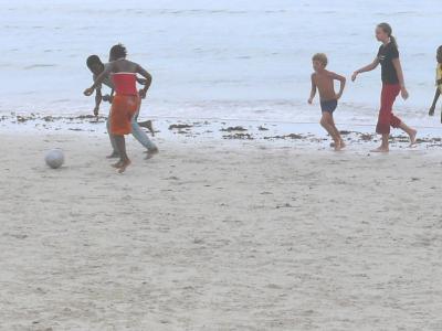 Beachfussball....