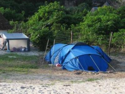 Beachcamp am Strand...