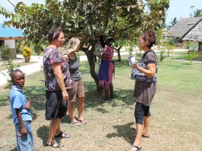 zu Besuch im Kinderdorf in Kenia