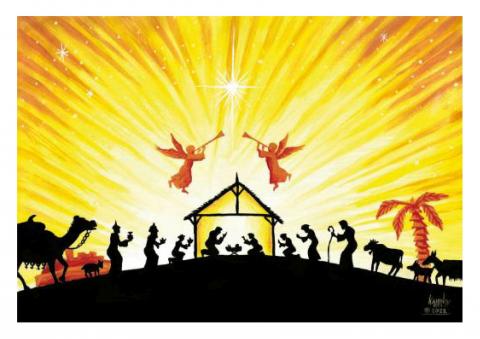 2022 Weihnachtsgrüße aus Nice View / gemalt von Kahindi 2022 Weihnachtsgrüße aus Nice View