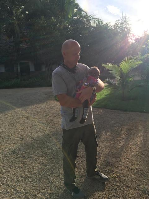 Matthias mit Liam Matthias mit Liam