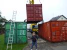 Containerladung im Jahr 2010 in Roggenburg