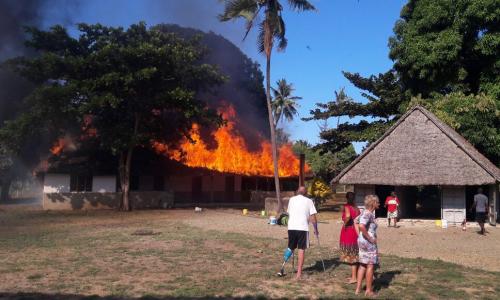 Gudrun and Edi rushed to the clinic