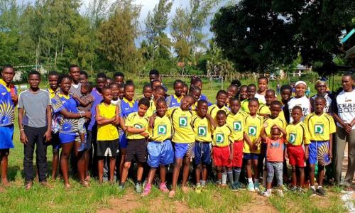 die Sportler des Nice View Children's Villages