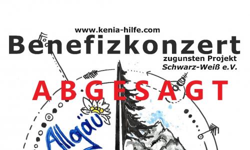 Absage Benefizkonzert