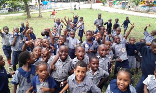 School trip to Mamba Village