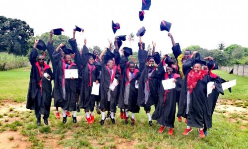School Graduation Ceremonies and Farewell from Class 8 and Kindergarten