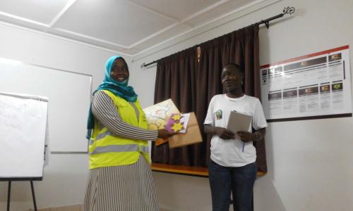 ...und eine von Anna gebastelte Karte