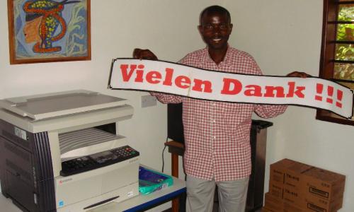 Im Namen der Schule ein herzliches ASANTE SANA!!!