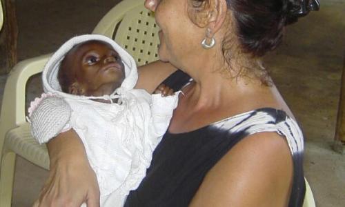 Sherine mit Mama Gudrun