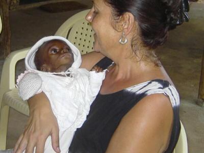 Sherine mit Mama Gudrun