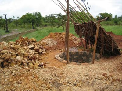 November 2008: Bau eines Brunnens in Nice View II November 2008: Bau eines Brunnens in Nice View II